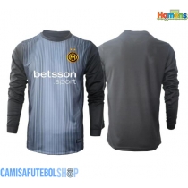 Camisa de time de futebol Inter Milan Goleiro Replicas 1º Equipamento 2025-26 Manga Comprida